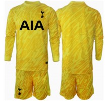 Tottenham Hotspur Bramkarskie Koszulka Podstawowa dzieci 2024-25 Długi Rękaw (+ krótkie spodenki)